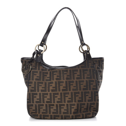 Fendi Zucca Small Chef Shopping Tote Tobacco Moro 1 of 13