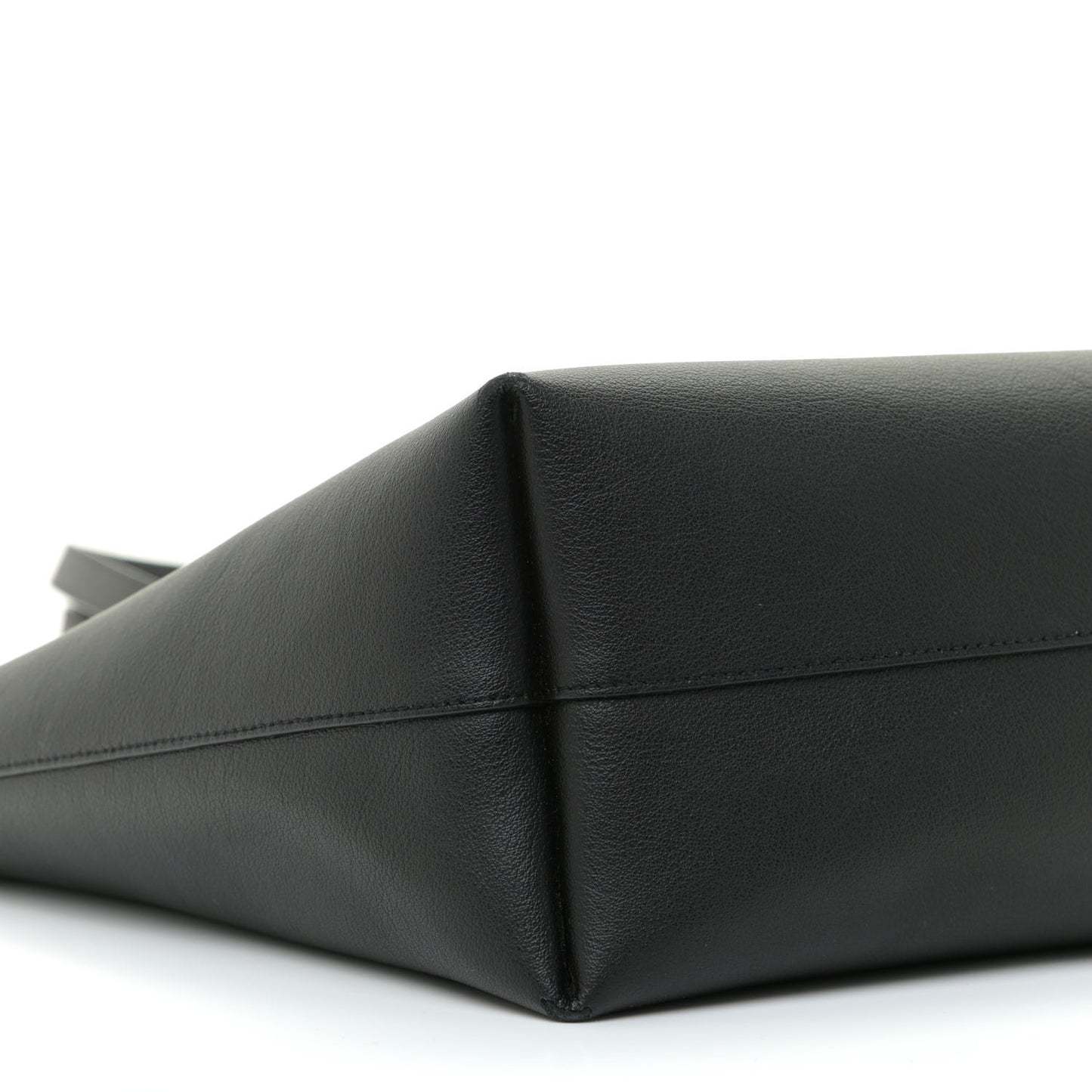 Calfskin Large Shopping Tote Black