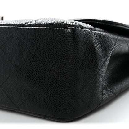 Chanel Caviar Quilted Jumbo Single Flap Black 10 of 10
