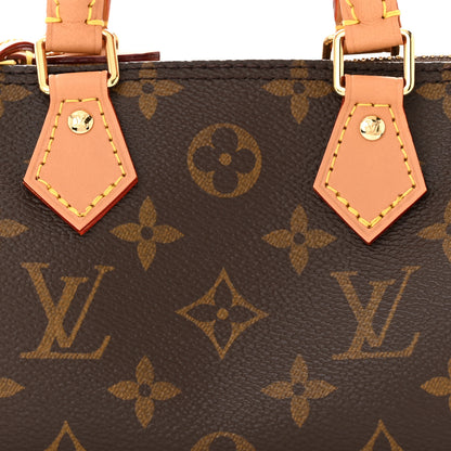 Louis Vuitton LOUIS VUITTON Monogram Nano Speedy Bandouliere 9 of 10