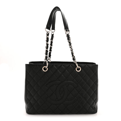 Chanel Caviar Quilted Grand Shopping Tote GST Black 1 of 13