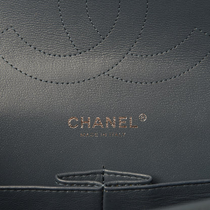 Chanel Lambskin Quilted Jumbo Double Flap Light Blue 9 of 11