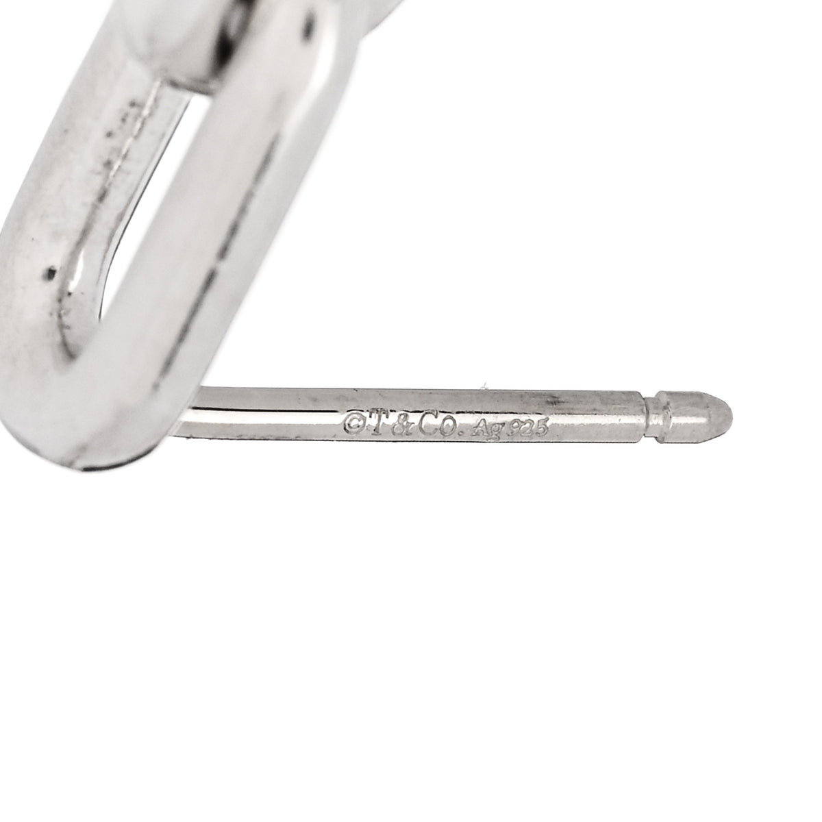 Sterling Silver Cultured Pearl HardWear Triple Link Earrings
