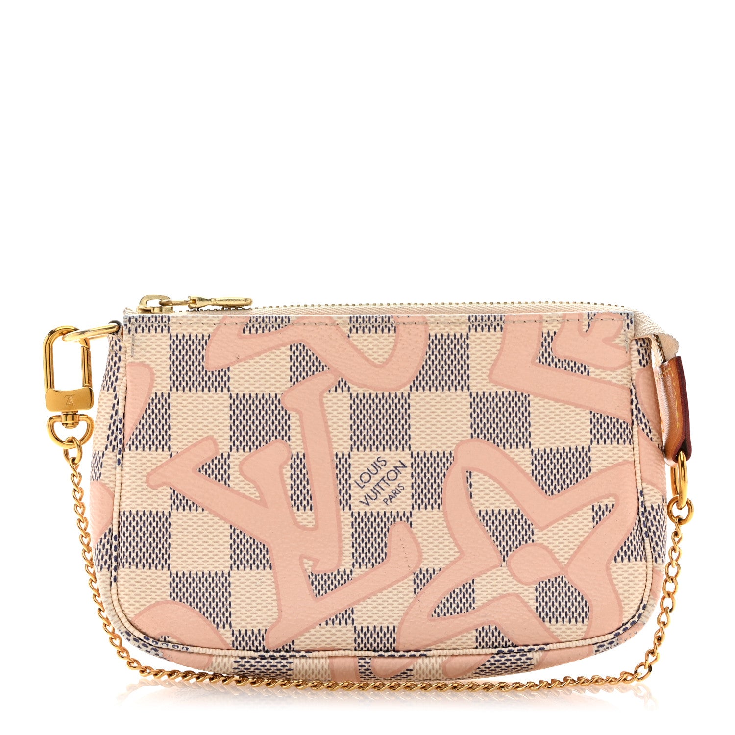 Louis Vuitton Damier Azur Tahitienne Mini Pochette Accessories 1 of 8