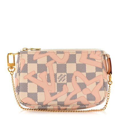 Louis Vuitton Damier Azur Tahitienne Mini Pochette Accessories 1 of 8