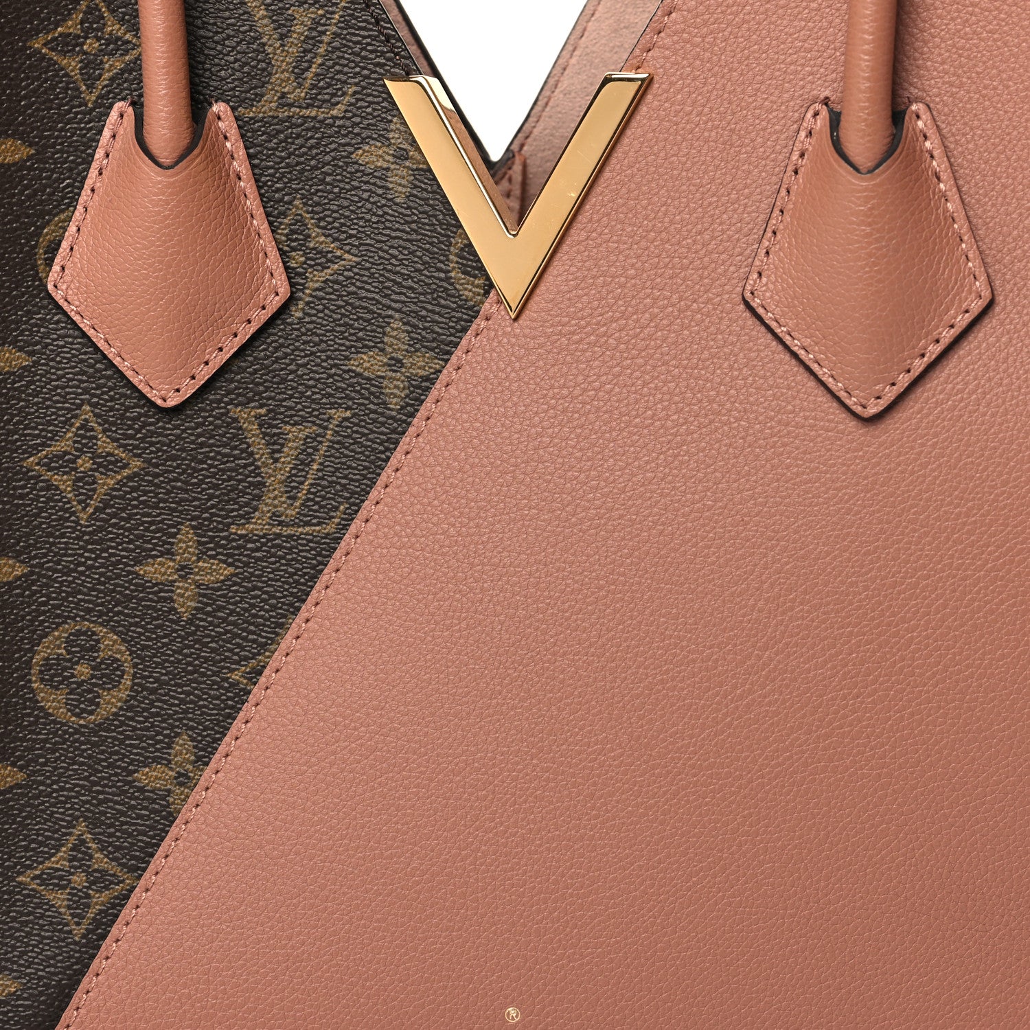Louis Vuitton Calfskin Monogram Kimono Tote Bois de Rose 7 of 9