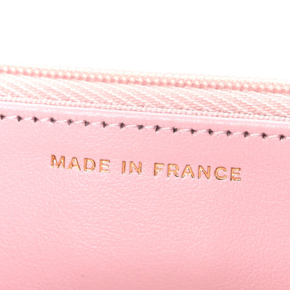 Chanel Caviar Quilted Wallet on Chain WOC Light Pink 7 of 12