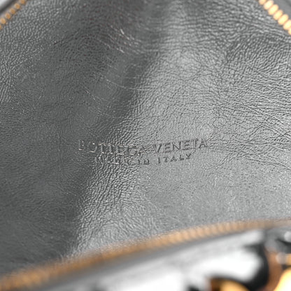 Bottega Veneta Metallic Lambskin Intrecciato Knot Small Loop Camera Bag Silver Gold 6 of 9