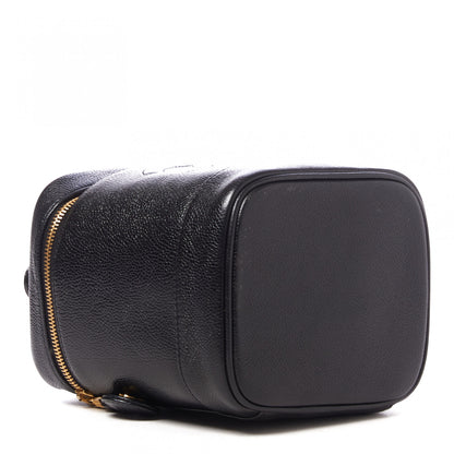 Chanel Caviar Vanity Cosmetic Case Black 3 of 9