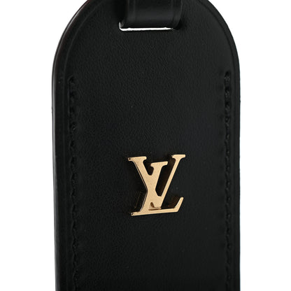Louis Vuitton Calfskin Odeon Bag Charm Black 3 of 5
