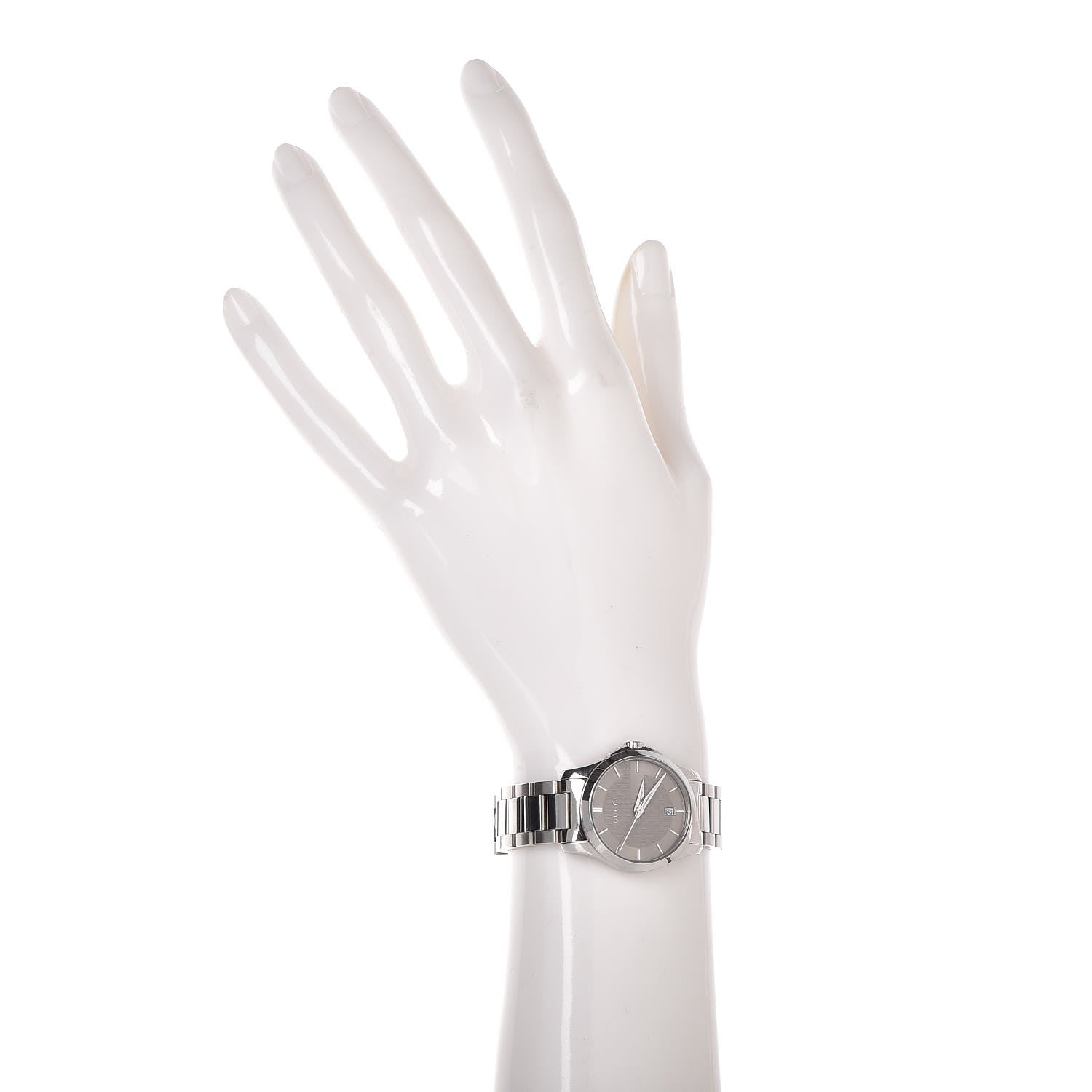 Gucci Stainless Steel 27mm G-Timeless Quartz Watch Brown 2 of 8