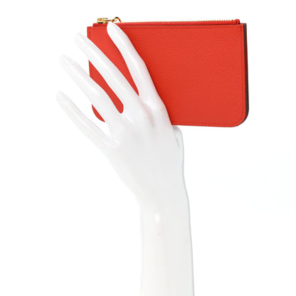 Hermes Evercolor Zipengo Chain D'Ancre Card Holder Gold 2 of 8