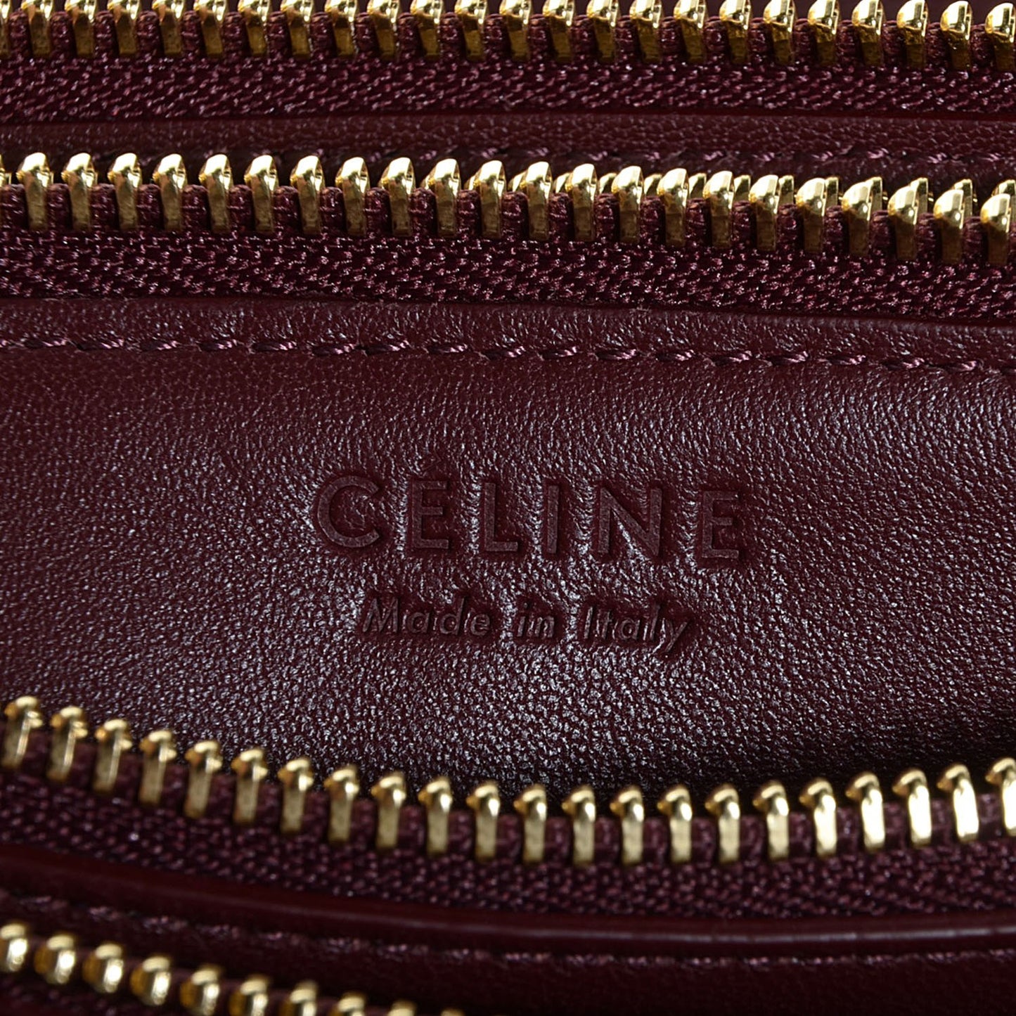 Lambskin Small Trio Crossbody Bag Burgundy