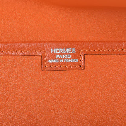 Hermes Swift Chevre Mysore Jige Elan 29 Clutch Orange Feu 6 of 7