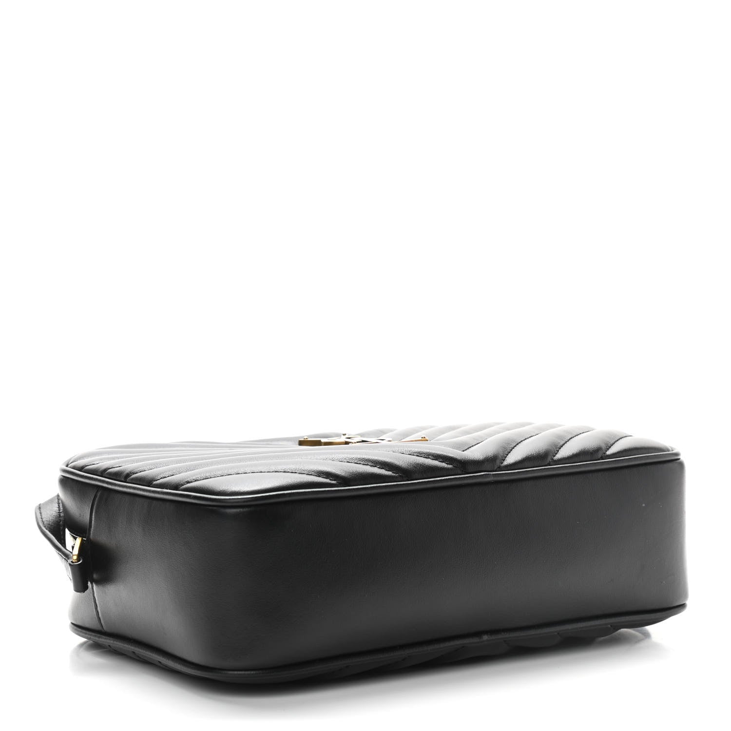 Saint Laurent Calfskin Matelasse Monogram Lou Camera Bag Black 3 of 10
