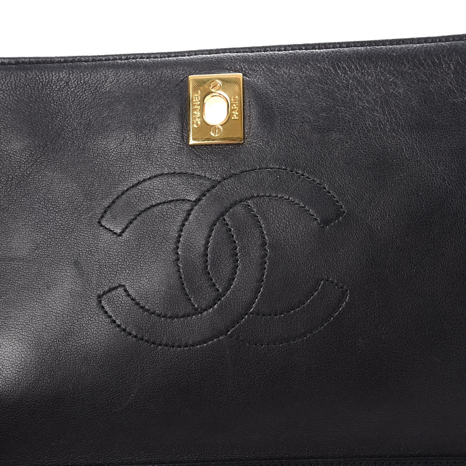 Chanel Lambskin Quilted Small Single Flap Black 6 of 14
