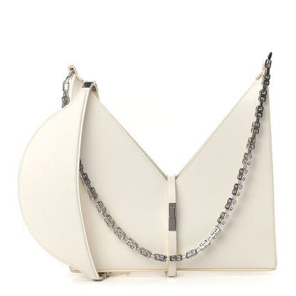 Givenchy Box Calfskin Small Cut Out Shoulder Bag Ivory 1 of 11