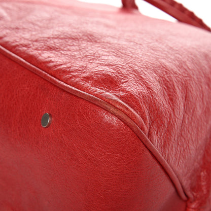 Balenciaga Agneau Classic Hardware Mens Oversize Top Handle Bag Flame 15 of 17