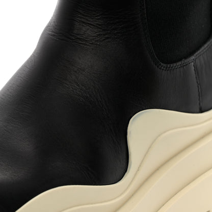Bottega Veneta Calfskin The Tire Chelsea Boots 36 Black Sea Salt 11 of 18