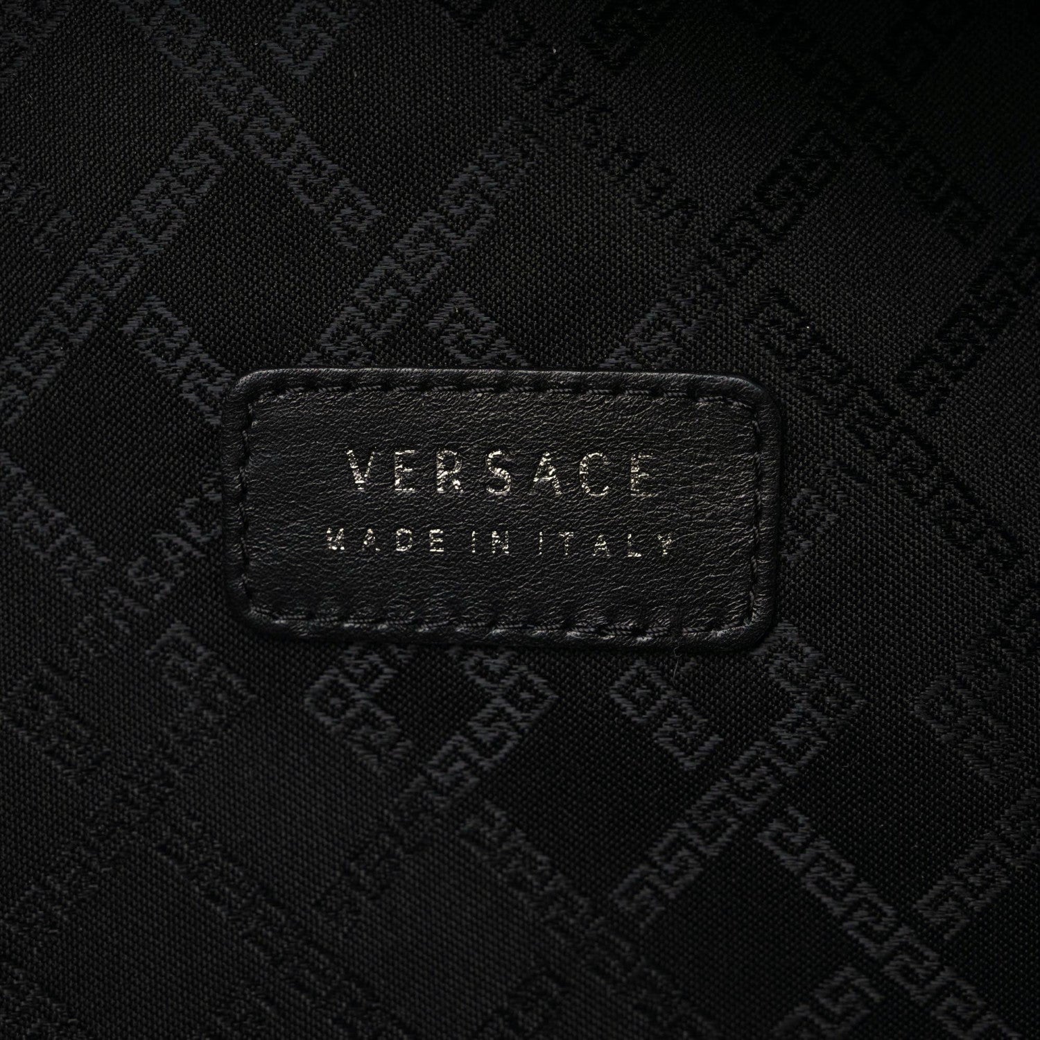 Versace Nylon Print Backpack Navy Multicolor 7 of 7