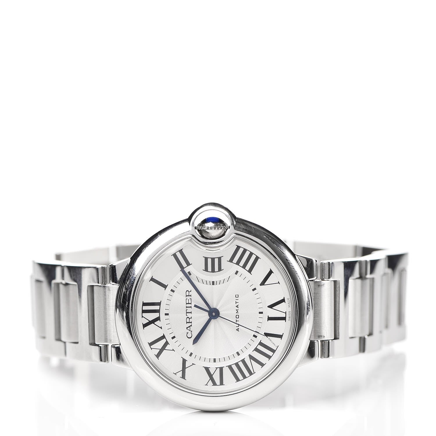 Cartier Stainless Steel 36mm Ballon Bleu De Automatic Watch 3 of 11