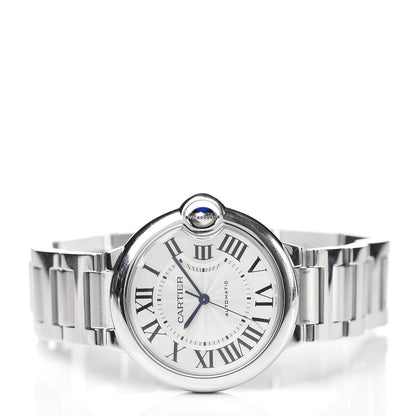 Cartier Stainless Steel 36mm Ballon Bleu De Automatic Watch 3 of 11
