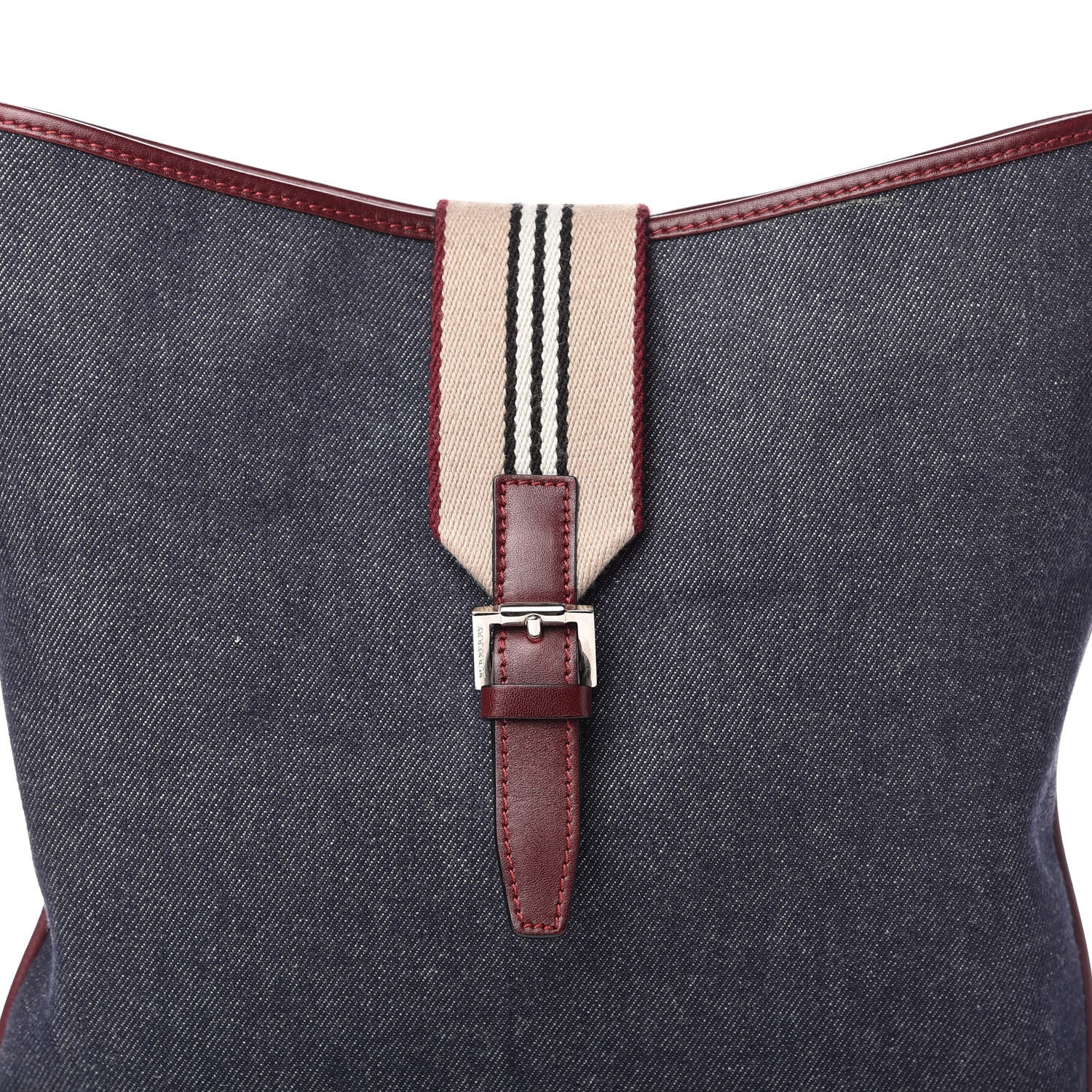 Burberry Denim Hobo Shoulder Bag Blue 10 of 10