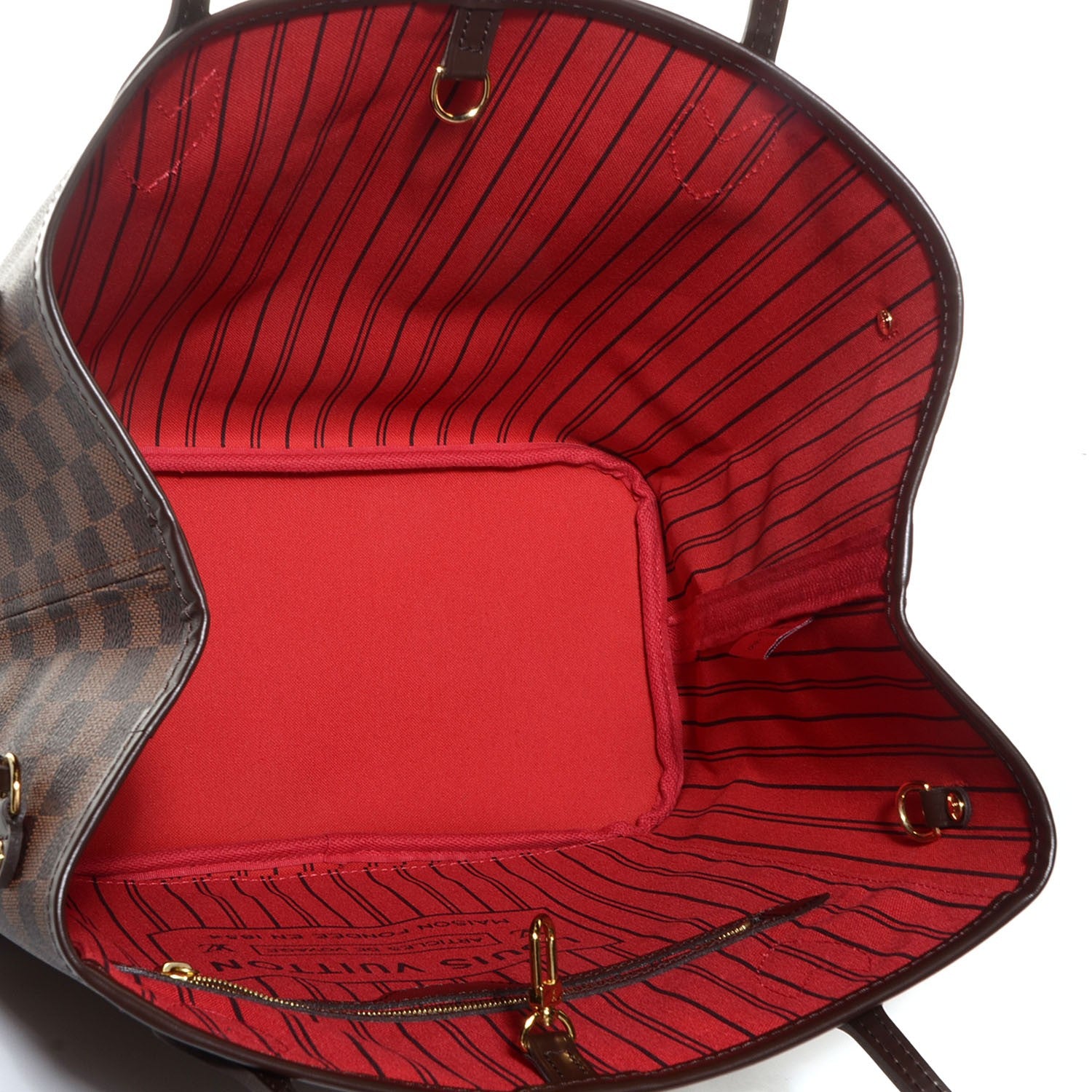 Louis Vuitton Damier Ebene Neverfull MM 6 of 9