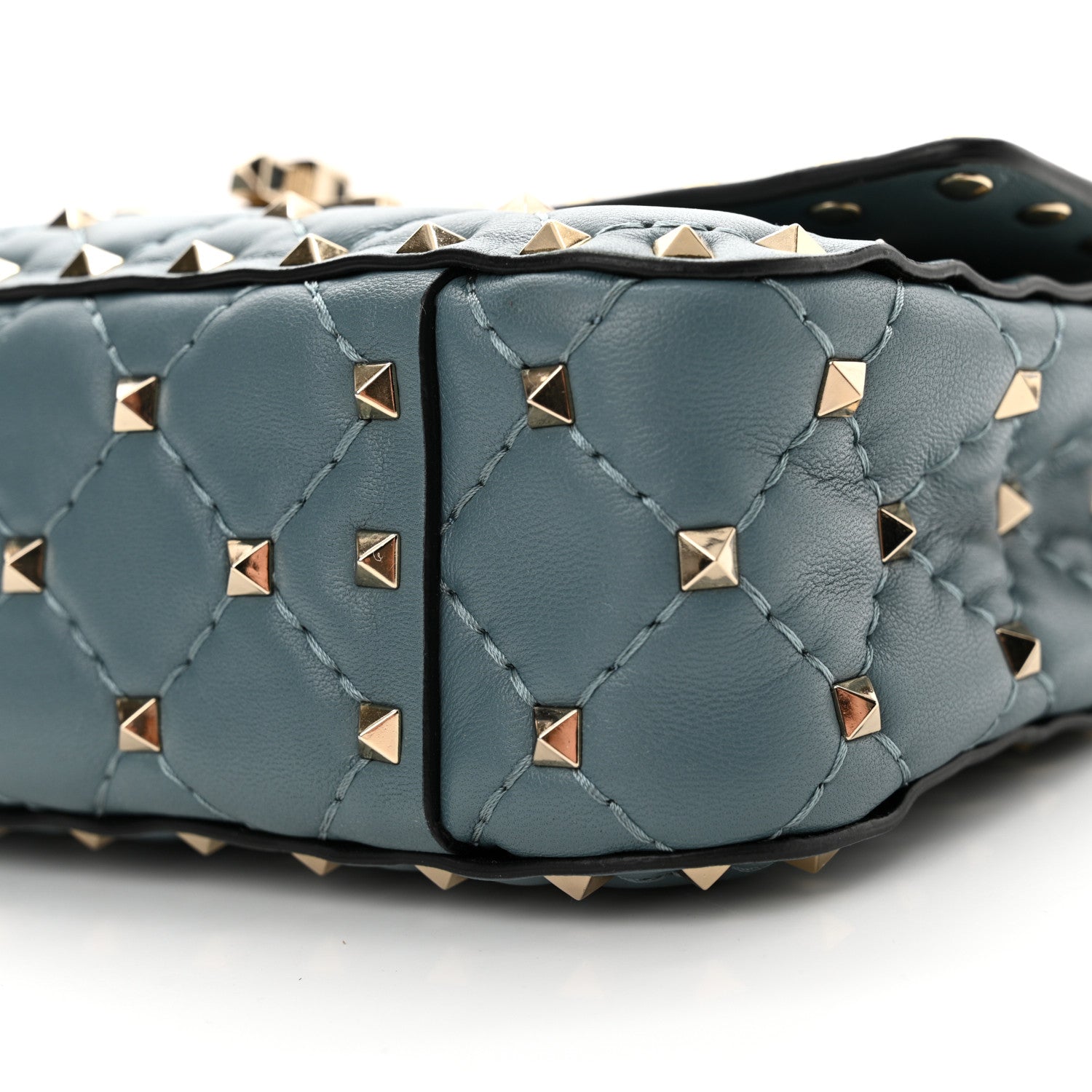 Valentino Garavani Nappa Small Rockstud Spike Shoulder Bag Amadeus 9 of 10