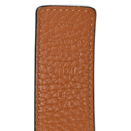 Louis Vuitton Taurillon Calfskin 30mm LV Initiales Reversible Belt 85 34 Black 4 of 6