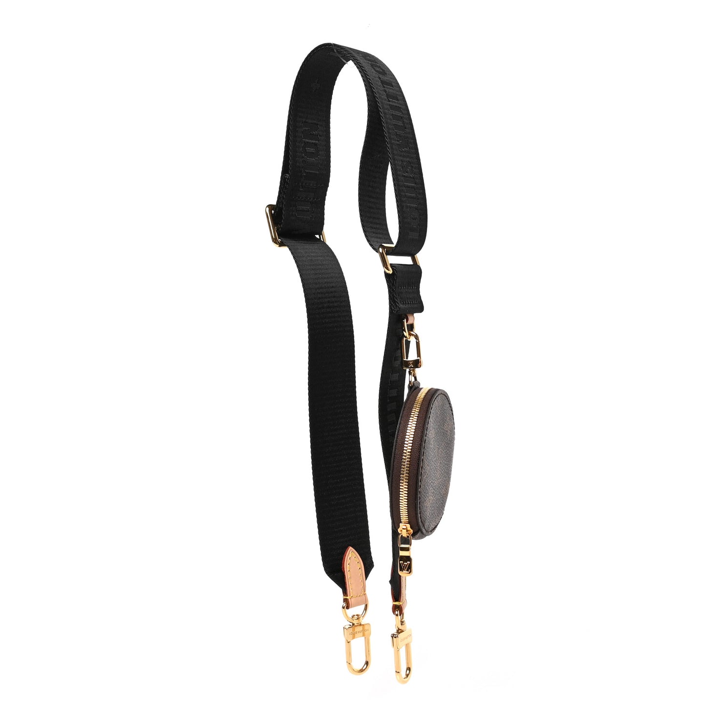 Monogram Multi Pochette Accessories Bandouliere Shoulder Strap Black
