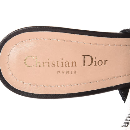 Christian Dior Technical Canvas Ribbon J'Adior Slingback 100mm Pumps 39 Black 6 of 9