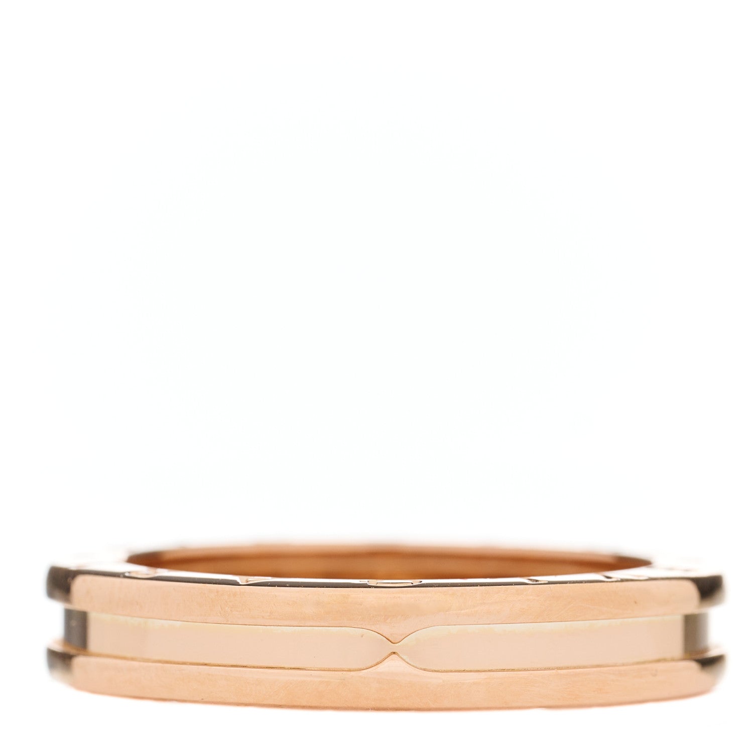 Bulgari 18K Rose Gold B.Zero1 One-Band Ring 63 10.25 2 of 6