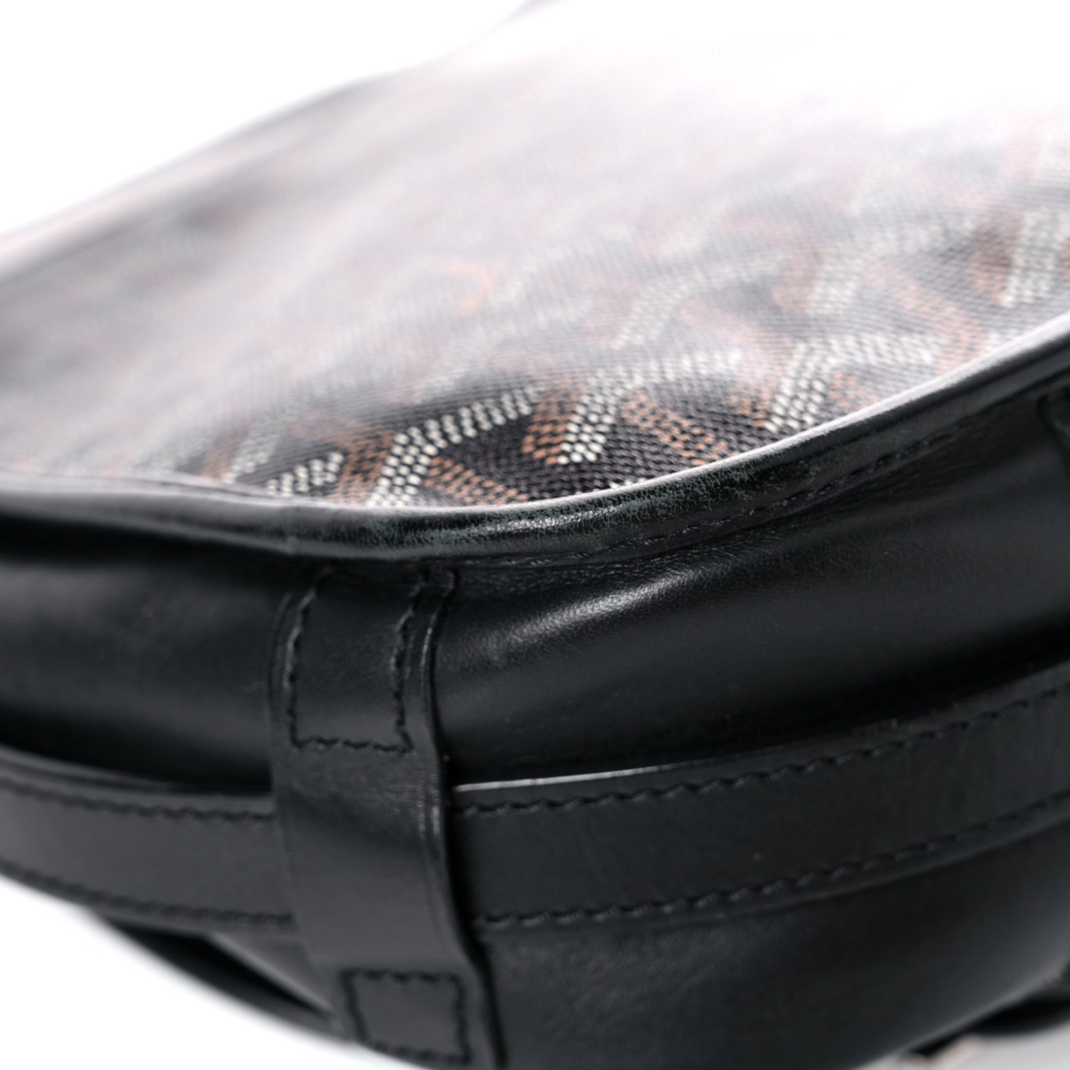 Goyard Goyardine Belvedere MM Messenger Bag Black 9 of 35