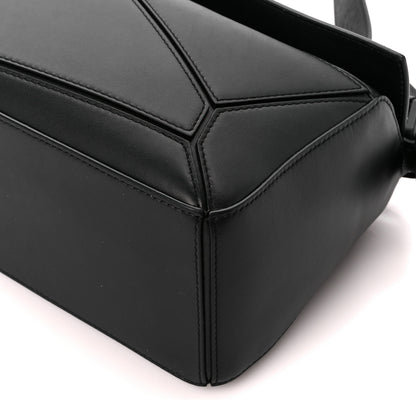 Loewe Satin Calfskin Small Puzzle Bag Black 11 of 11