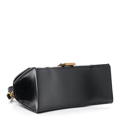 Balenciaga Shiny Box Calfskin Small Hourglass Top Handle Bag Black 3 of 10