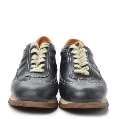 Hermes Calfskin Womens Quick Sneakers 37 Black 2 of 7