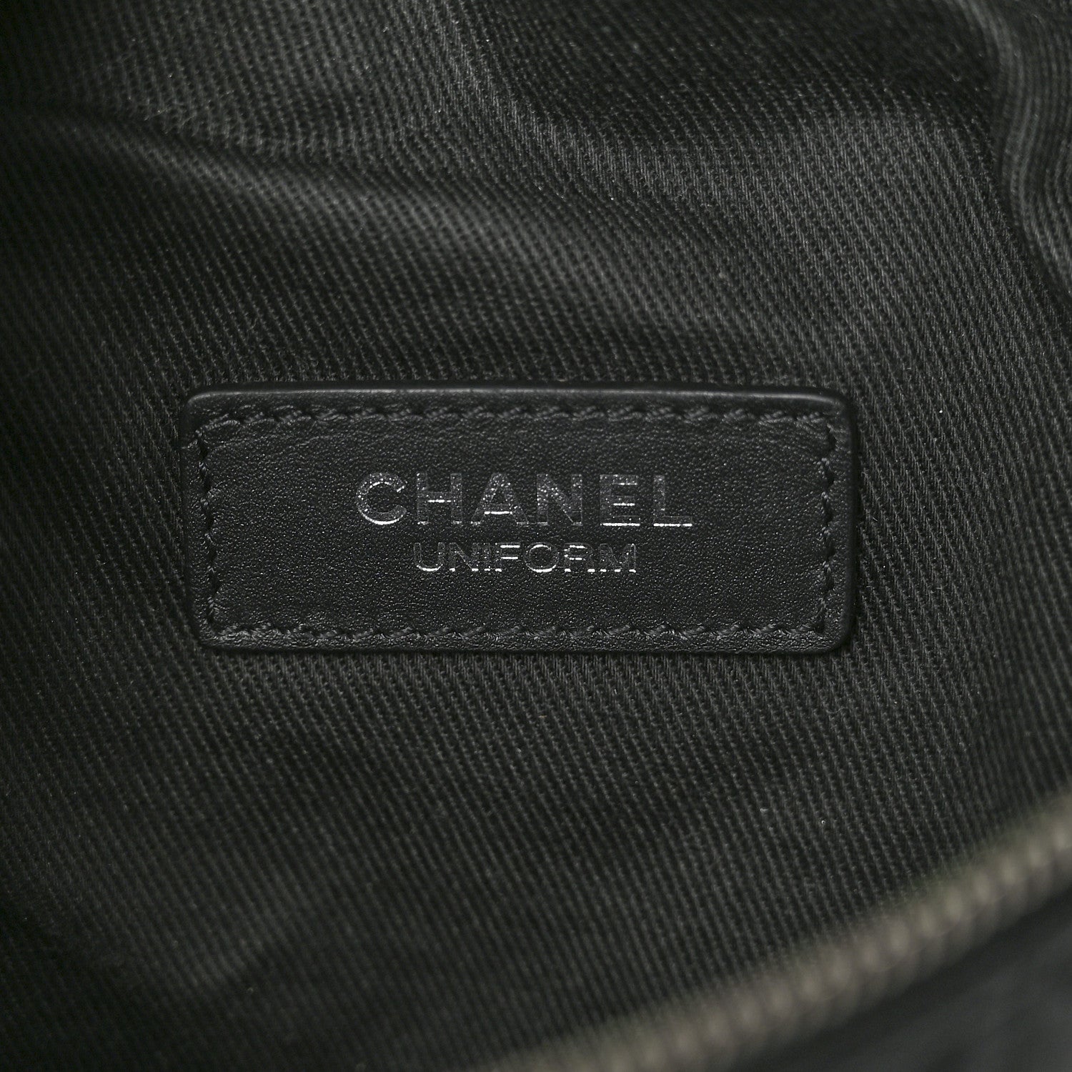 Chanel Calfskin Quilted Waist Belt Bag Black 6 of 15