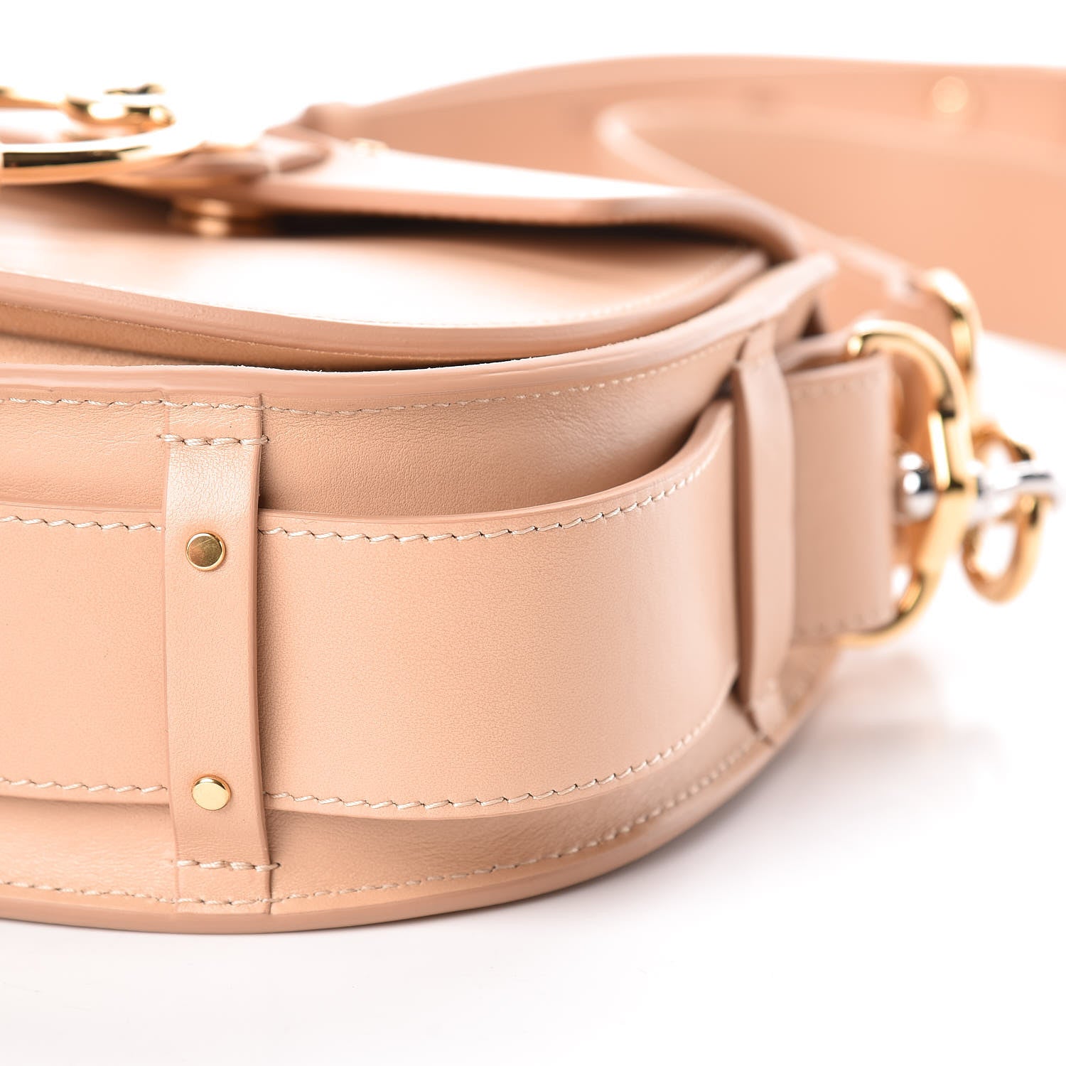 Chloe Calfskin Small Tess Bag Biscuit Pink 8 of 9