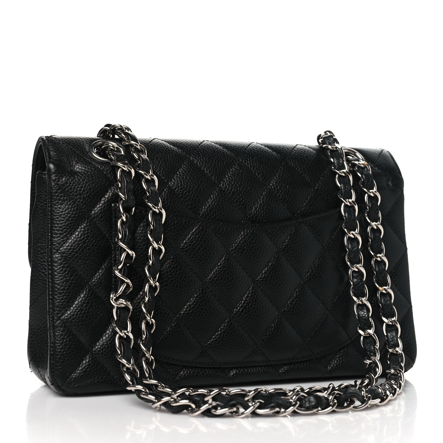 Chanel Caviar Quilted Small Double Flap Black 3 of 12