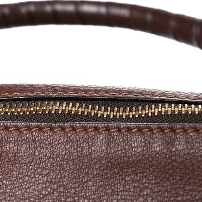 Chloe Calfskin Large Marcie Satchel Brown Seed 16 of 22