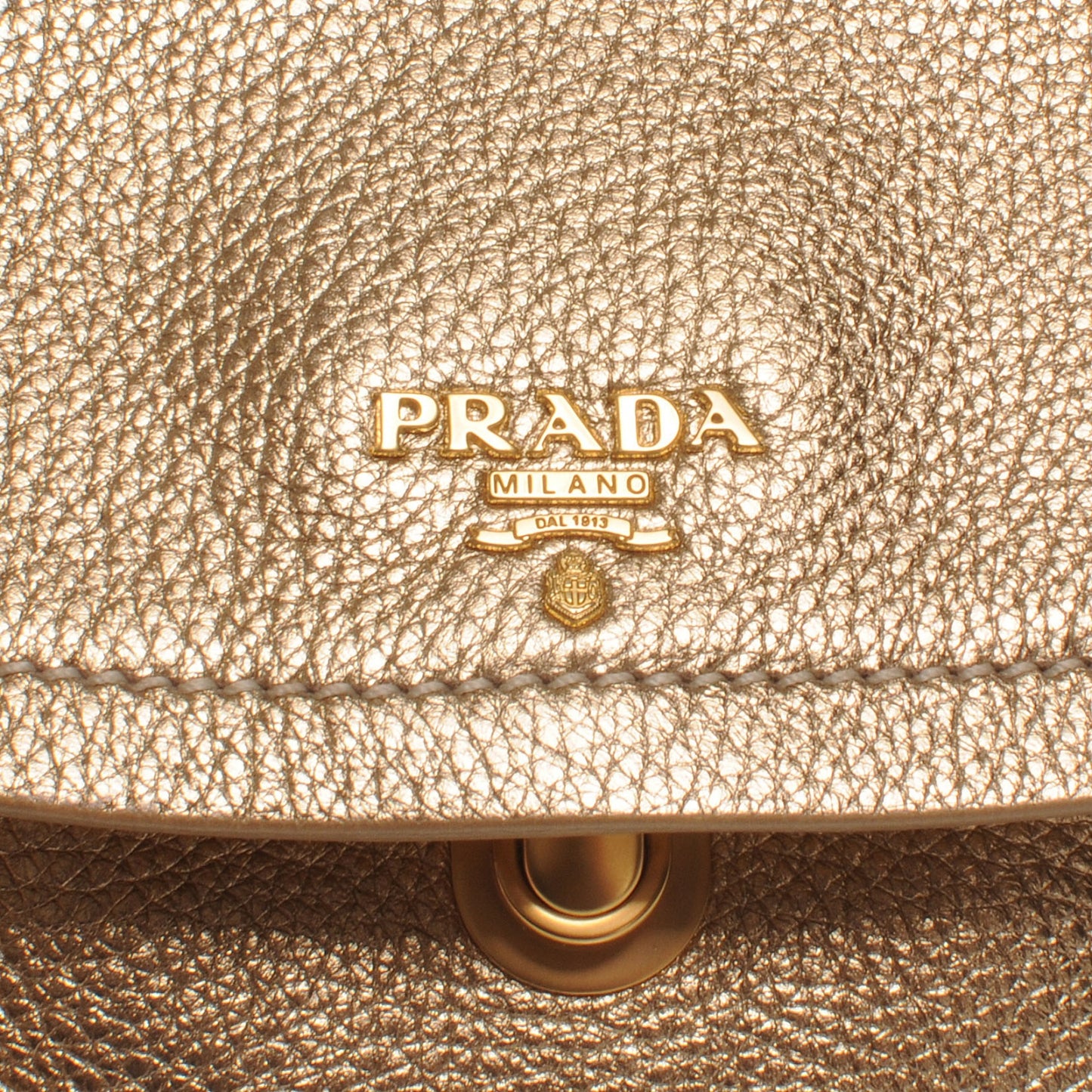Vitello Daino Crossbody Bag Platino