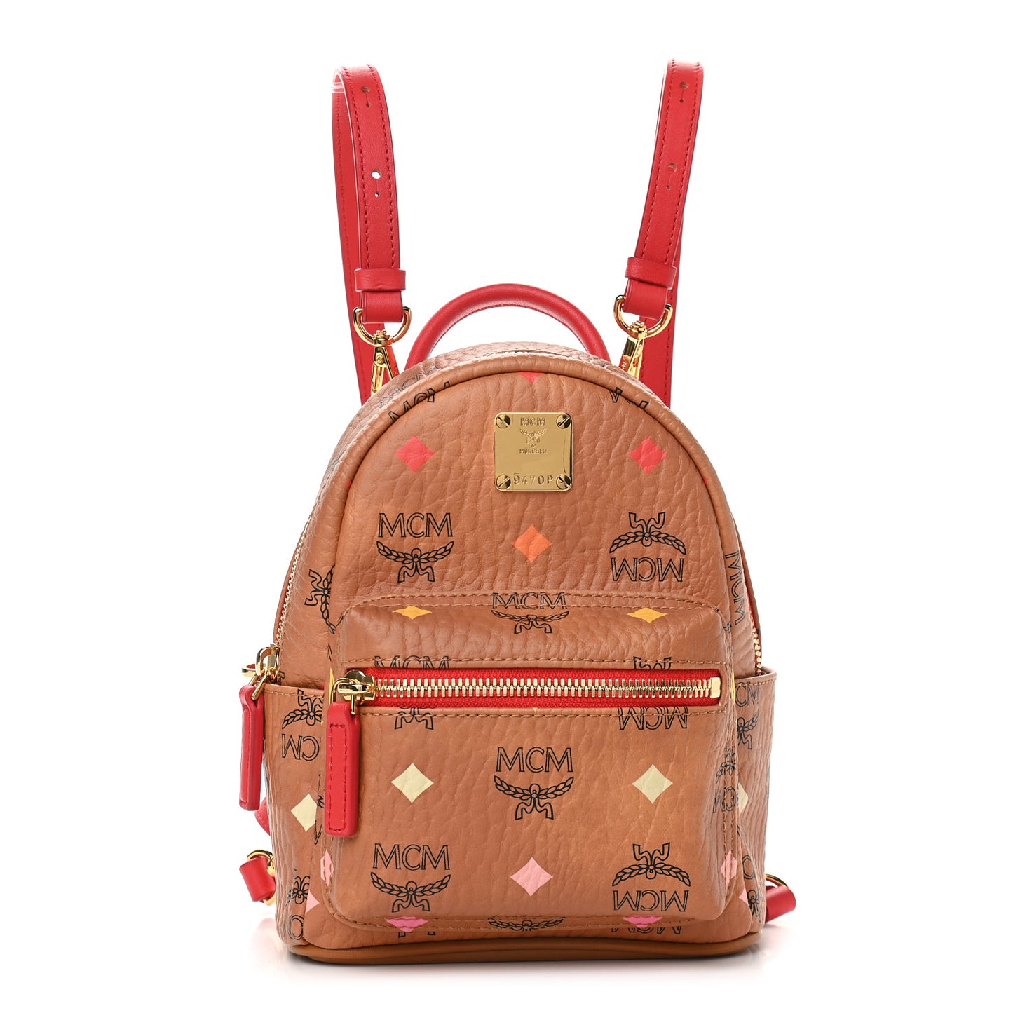 Skyoptic Visetos X-Mini Stark Bebe Boo Backpack Cognac