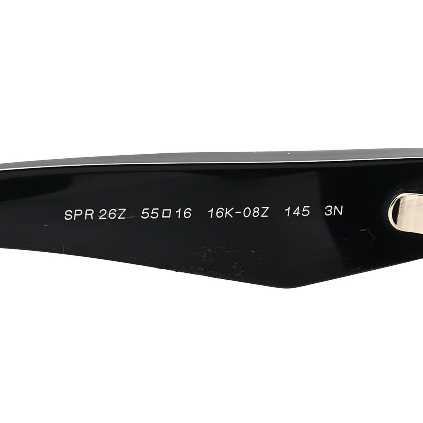 Acetate Oval Sunglasses SPR 26Z Black
