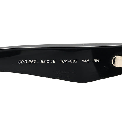 Prada Acetate Oval Sunglasses SPR 26Z Black 6 of 6