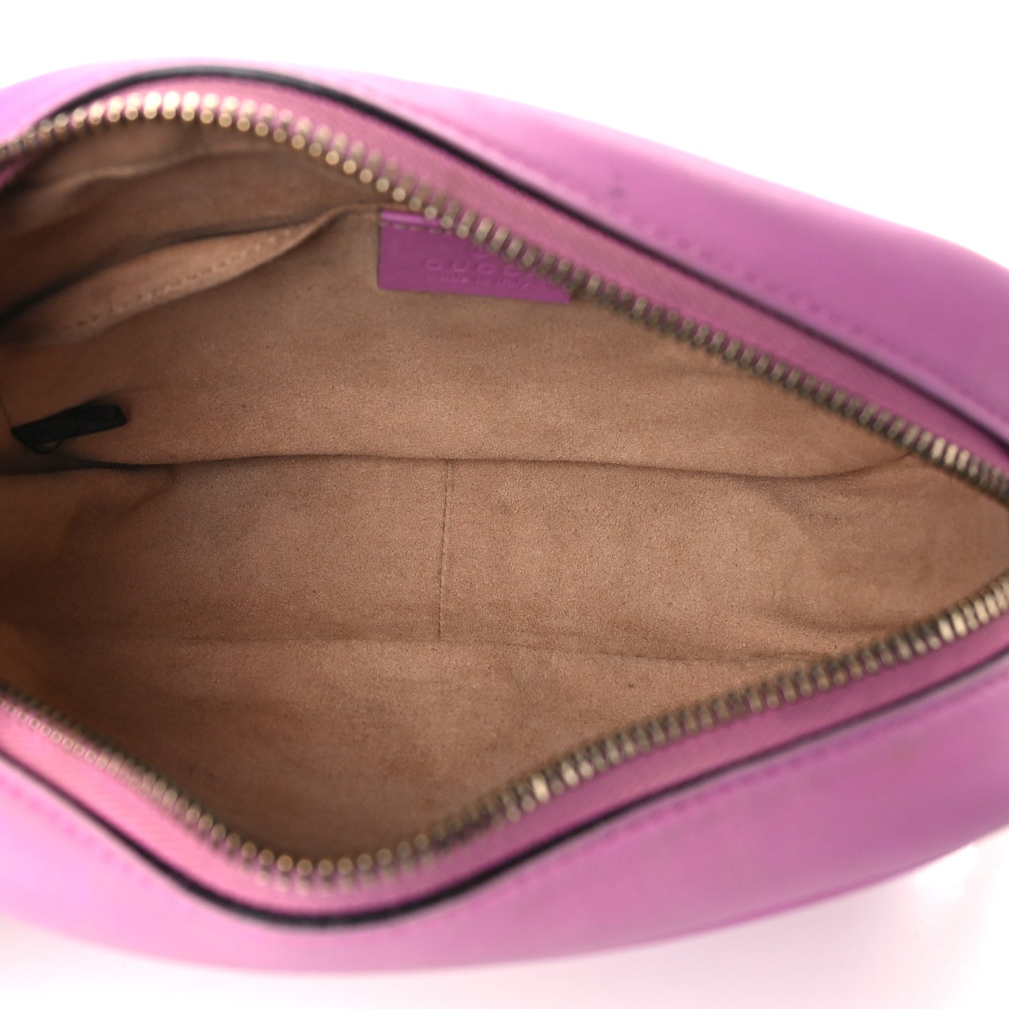 Calfskin Matelasse Mini GG Marmont Chain Shoulder Bag Candy Mousse