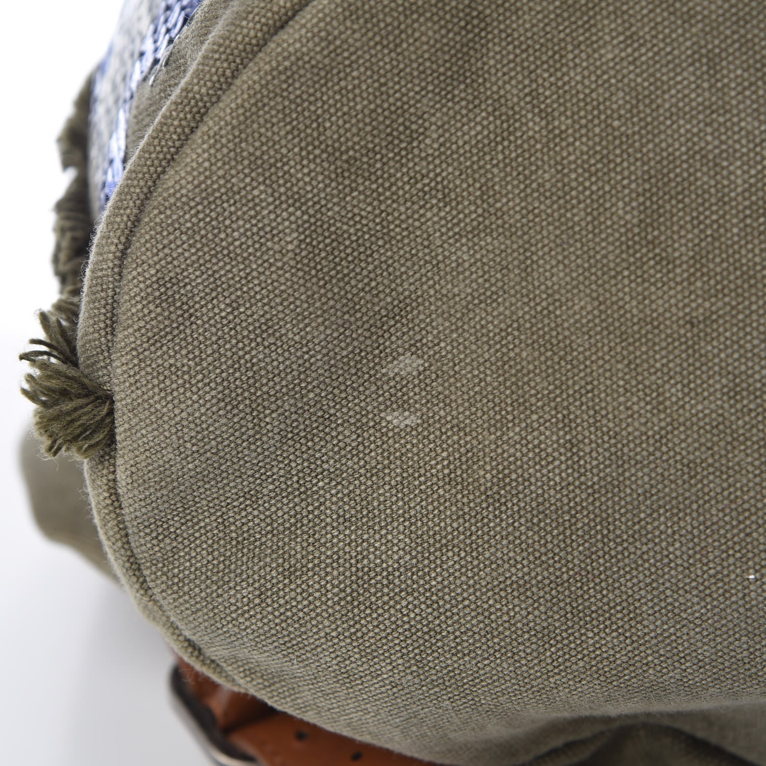Chanel Canvas Sequins Cubano Trip Backpack Khaki 10 of 10
