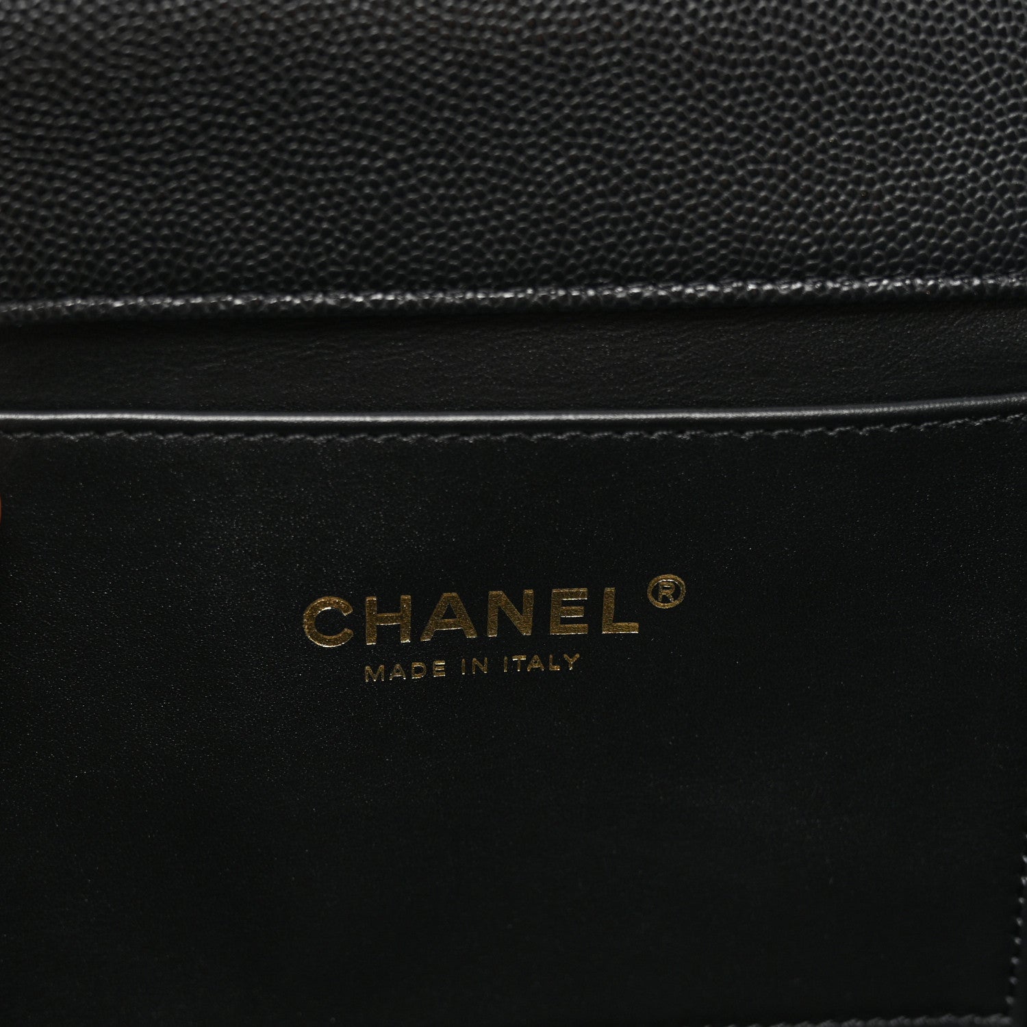Chanel Caviar Quilted Coco First Flap Black 6 of 10