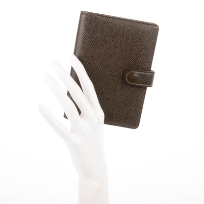 Louis Vuitton Taiga Small Ring Agenda Cover Grizzli 2 of 7