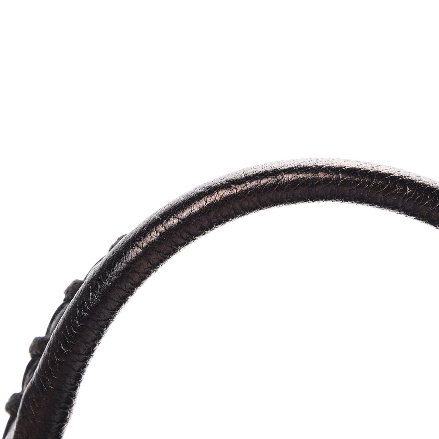 Chevre Gold Metallic Edge Hardware Mini City Black